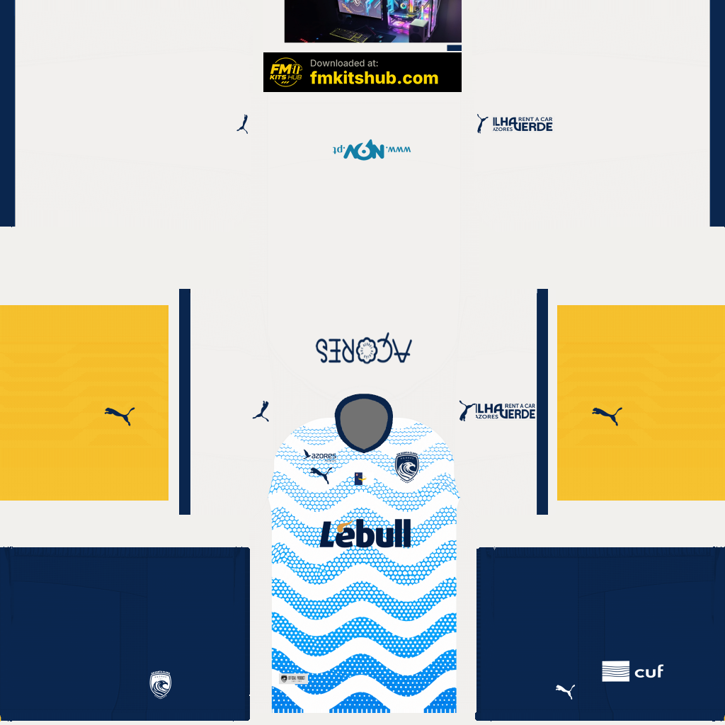 Santa Clara Away 3D kit