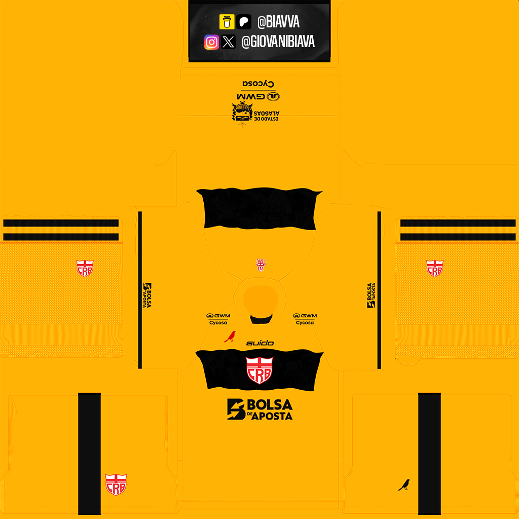 Equipación Tercera Portero del CRB