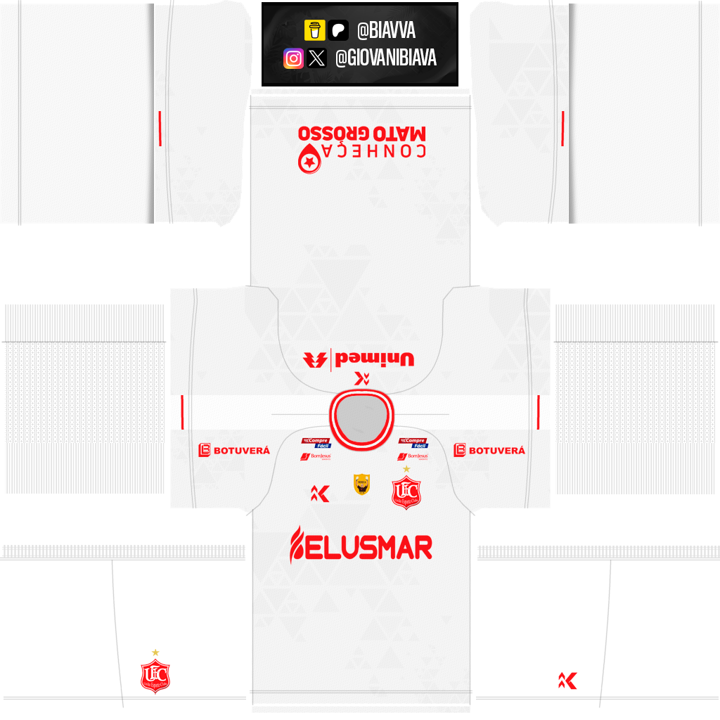 União Rondonópolis Away 3D kit