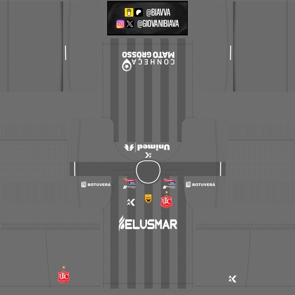 União Rondonópolis Home GK kit