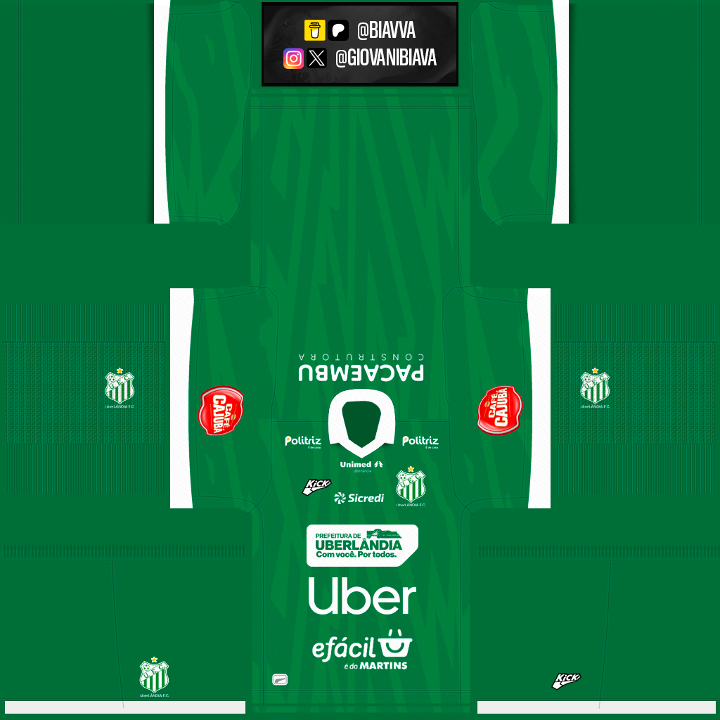 Maillot Domicile 3D Uberlândia