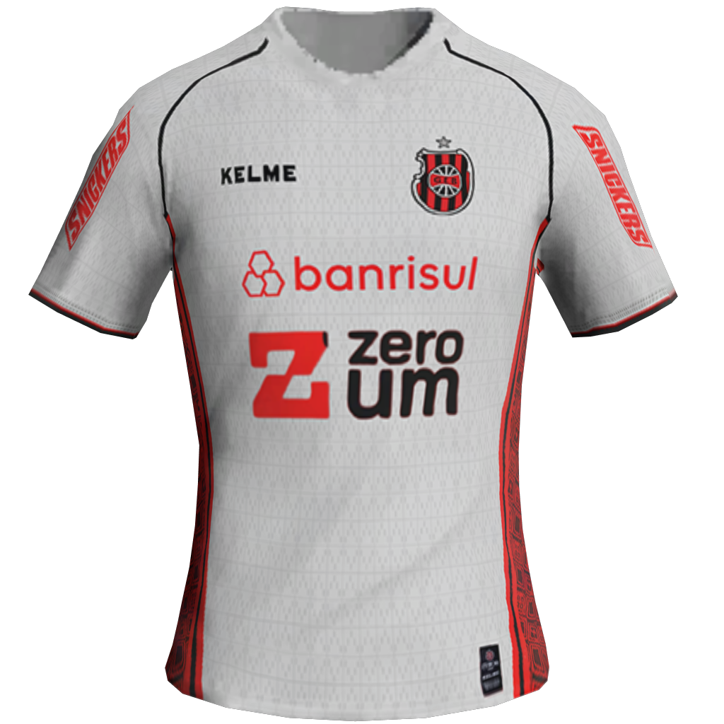 Equipación Visitante 2D del Grêmio Esportivo Brasil