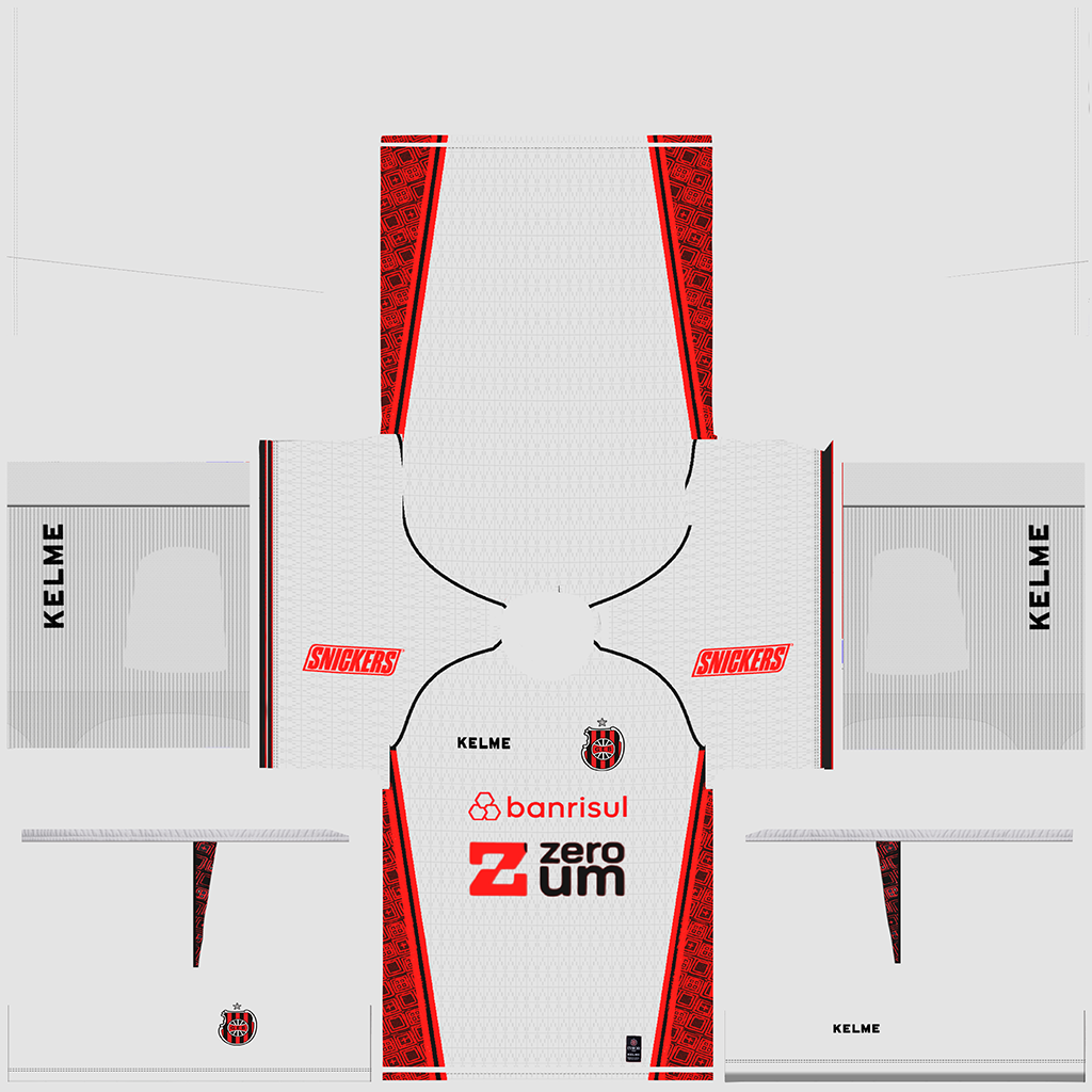 Equipación Visitante 3D del Grêmio Esportivo Brasil
