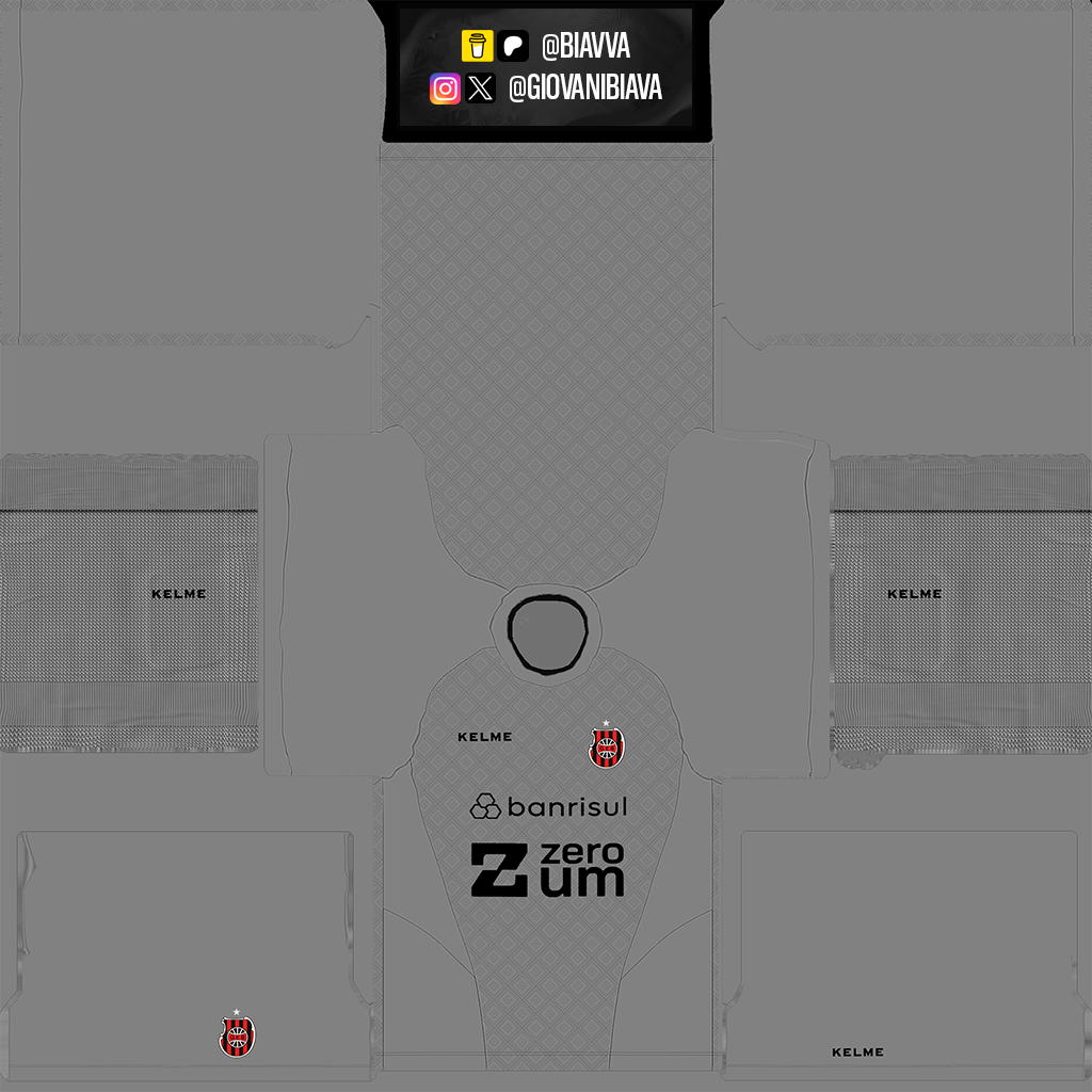 Equipación Visitante Portero del Grêmio Esportivo Brasil