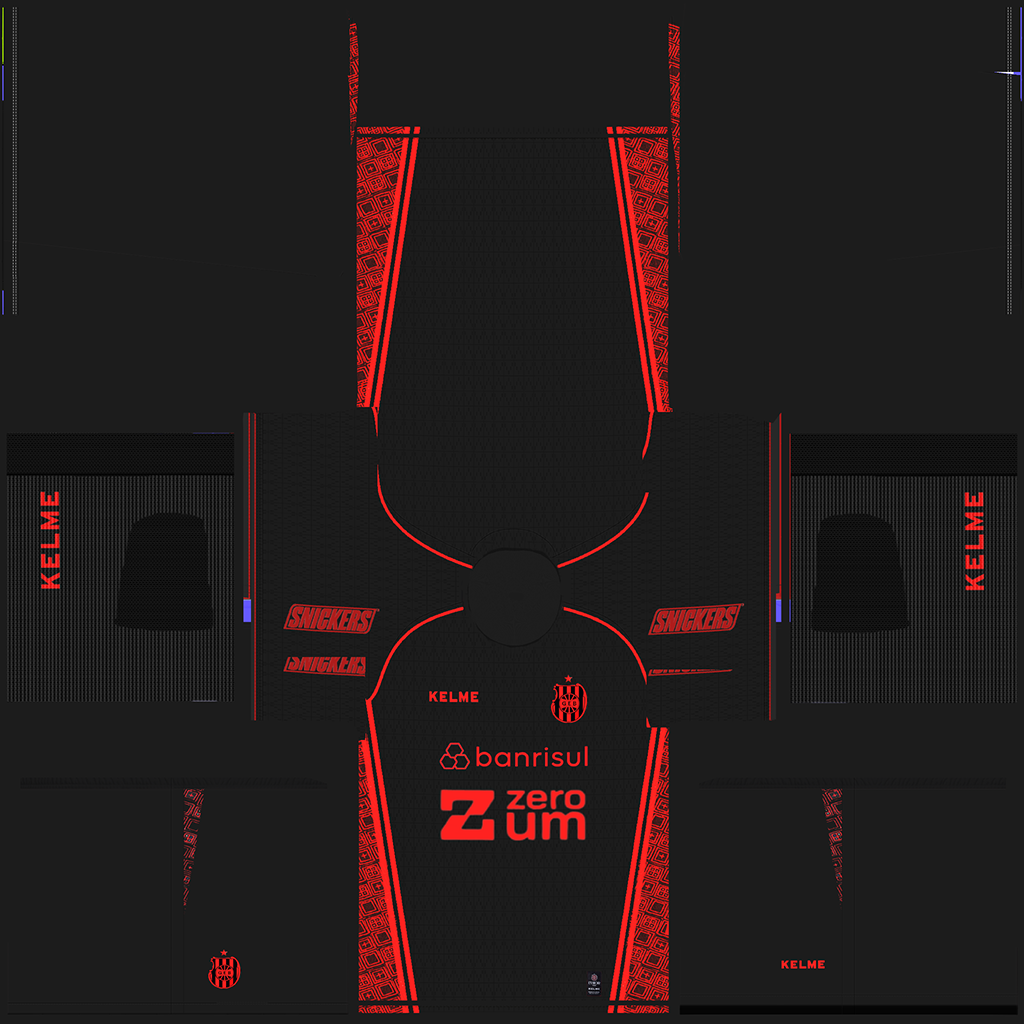 Equipación Tercera 3D del Grêmio Esportivo Brasil