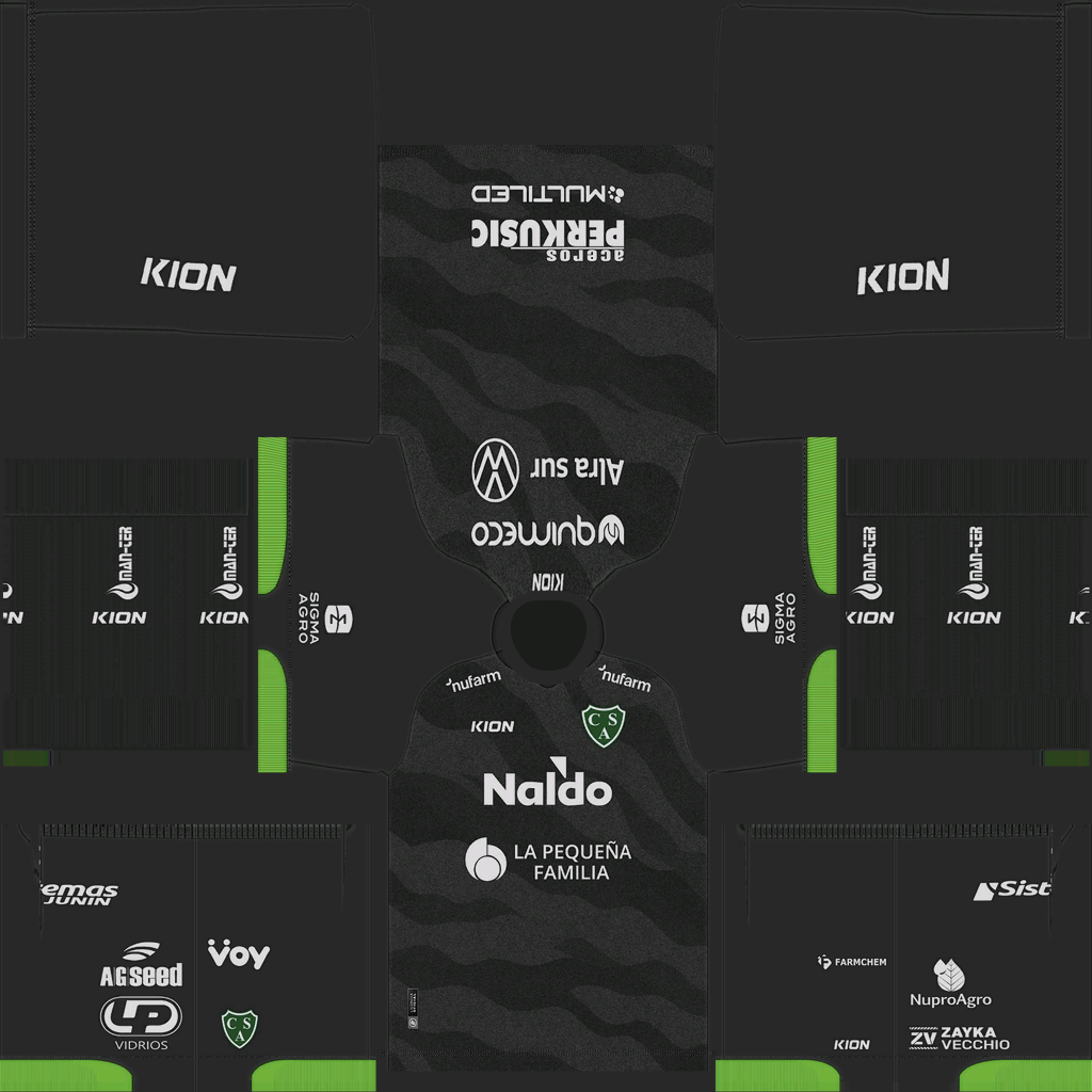 Equipación Tercera Portero del Sarmiento