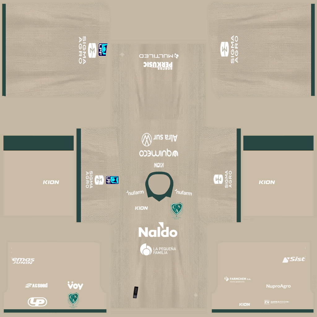 Equipación Tercera 3D del Sarmiento