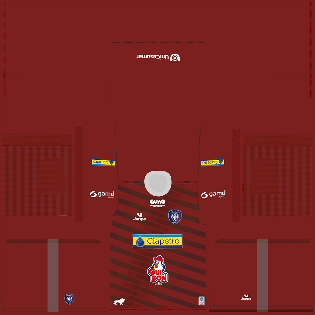 Equipación Visitante Portero del Cianorte