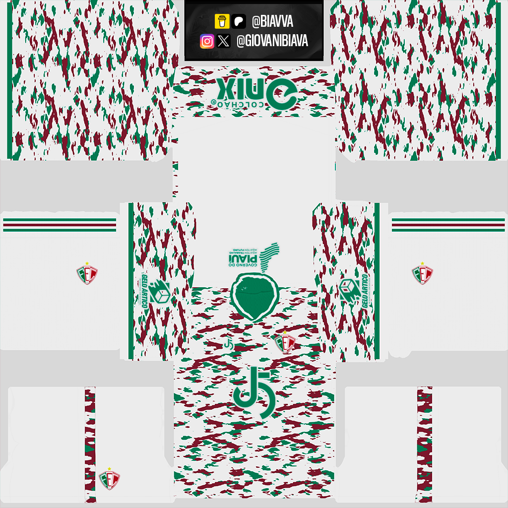 Fluminense (PI) Away 3D kit