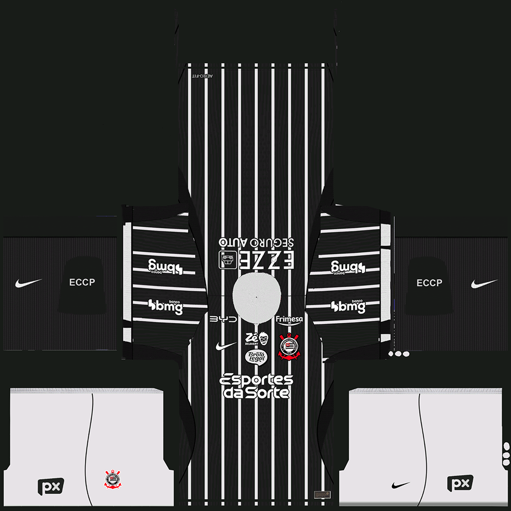 Equipación Visitante 3D del Corinthians