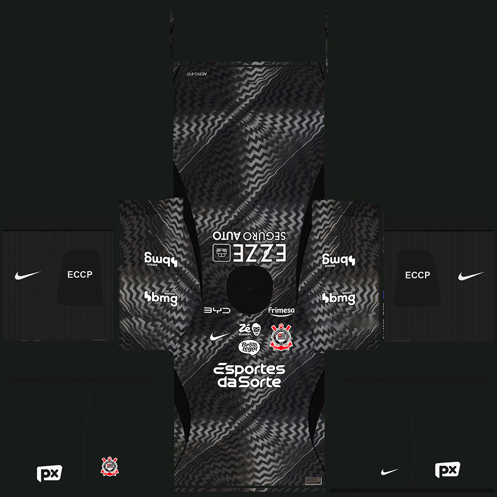 Equipación Tercera Portero del Corinthians
