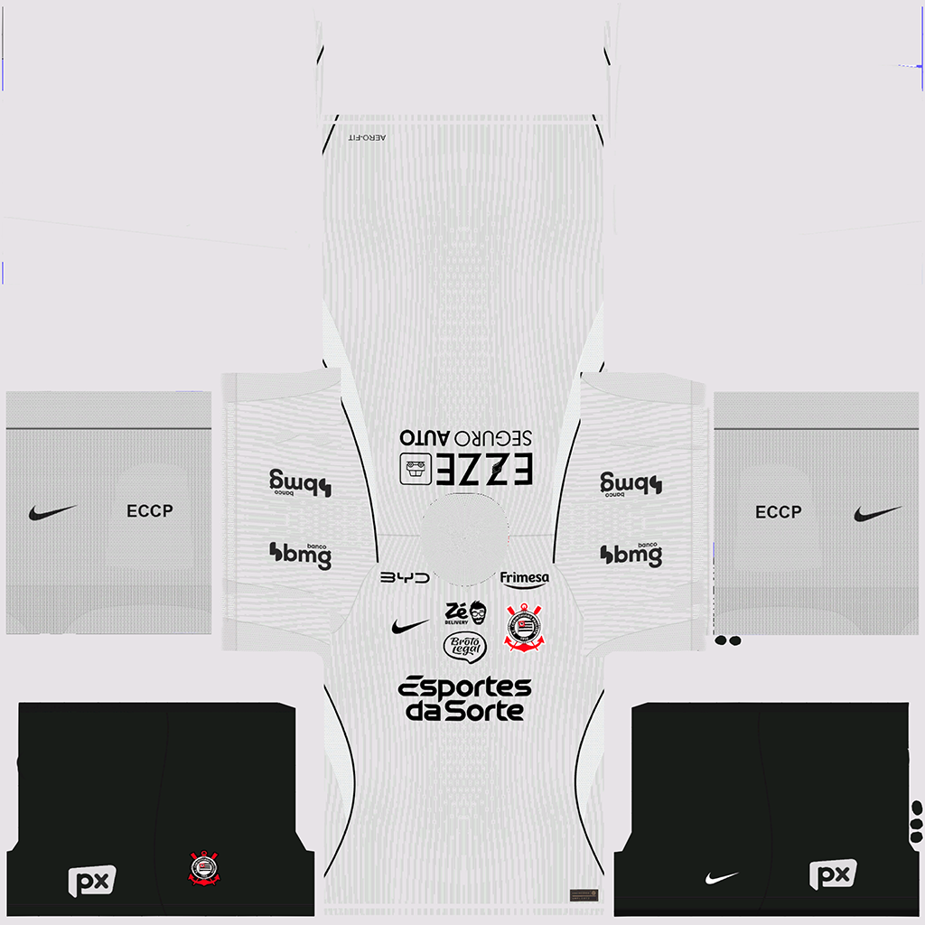 Equipación Local 3D del Corinthians