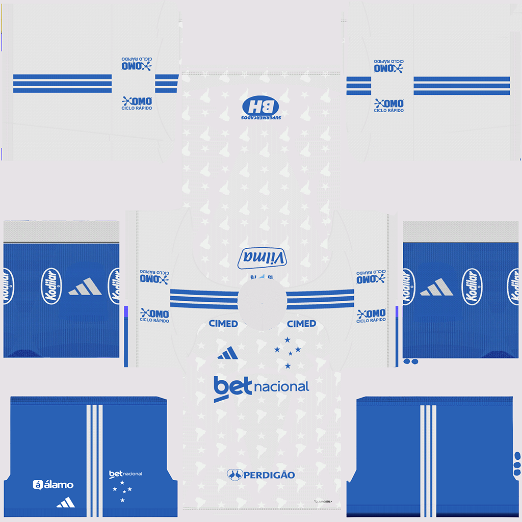Equipación Visitante 3D del Cruzeiro