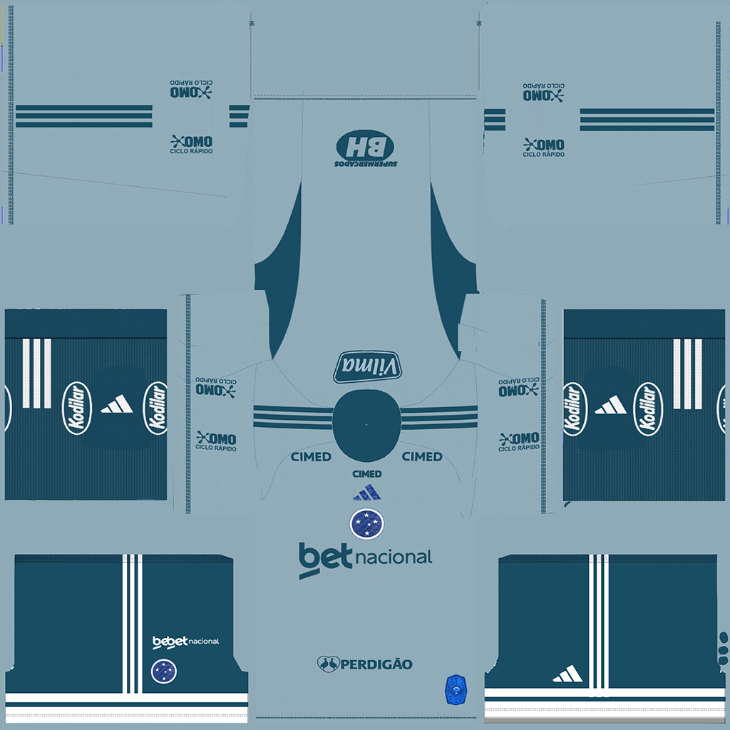 Equipación Tercera Portero del Cruzeiro