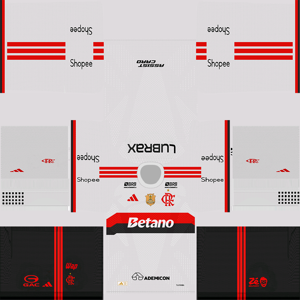 Flamengo Deplasman 3D forması