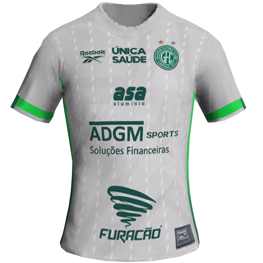 Equipación Visitante 2D del Guarani FC
