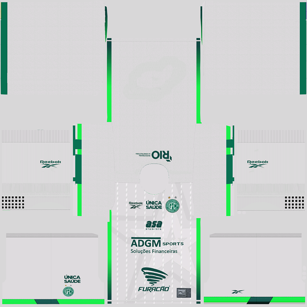 Equipación Visitante 3D del Guarani FC