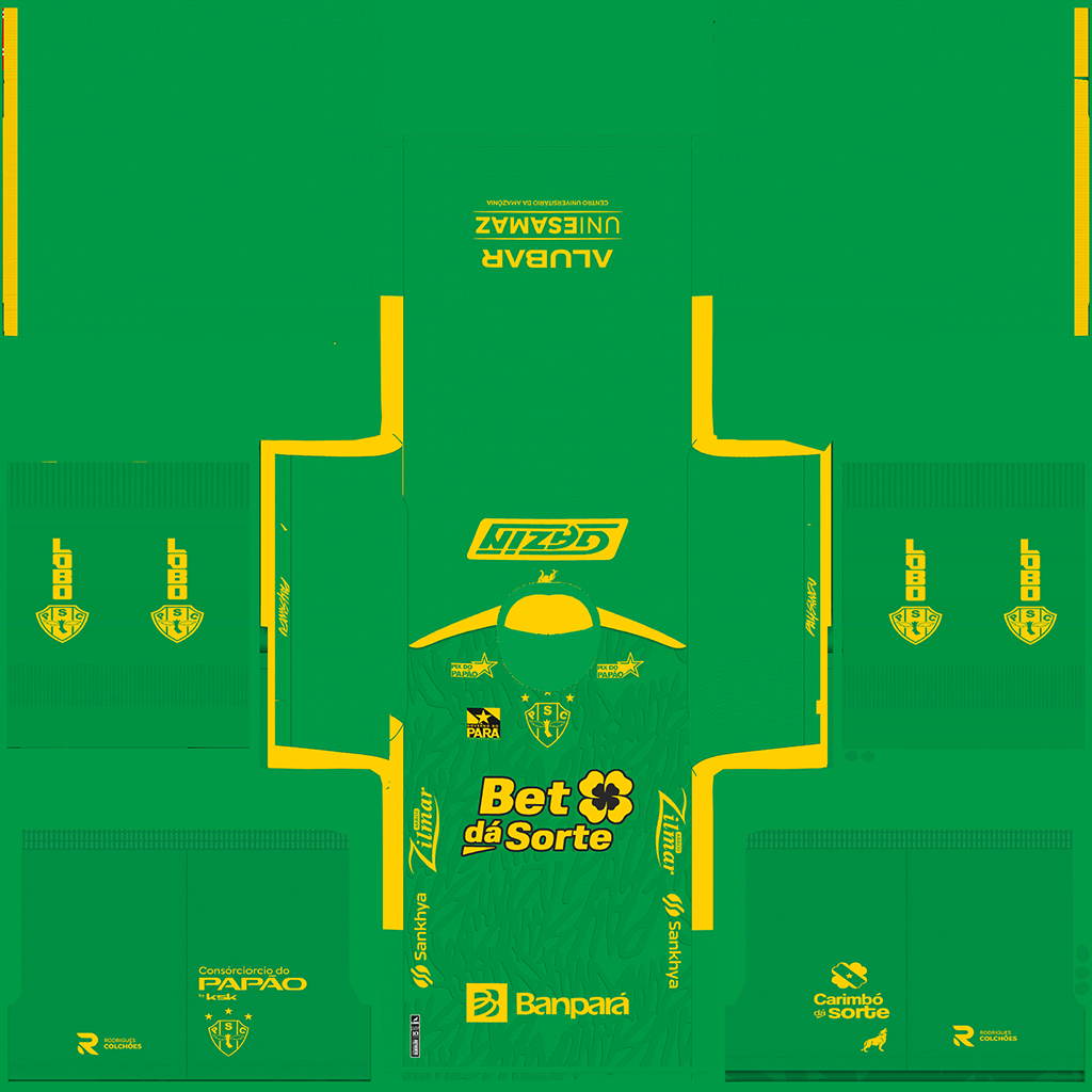 Equipación Tercera Portero del Paysandu