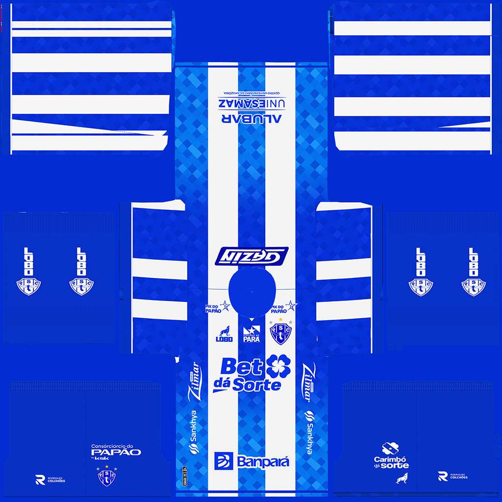 Equipación Local 3D del Paysandu