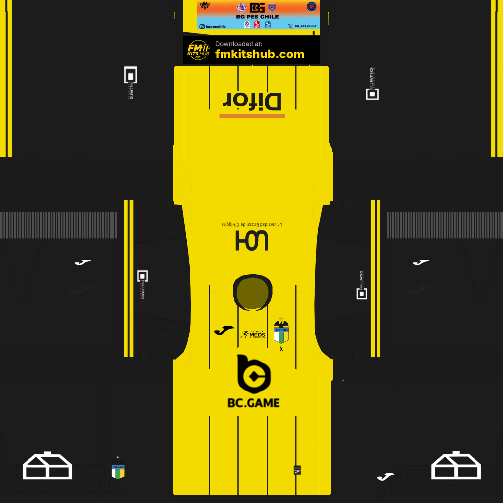 O'Higgins Away 3D kit
