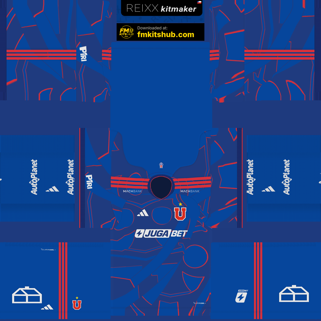 Universidad de Chile Home 3D kit