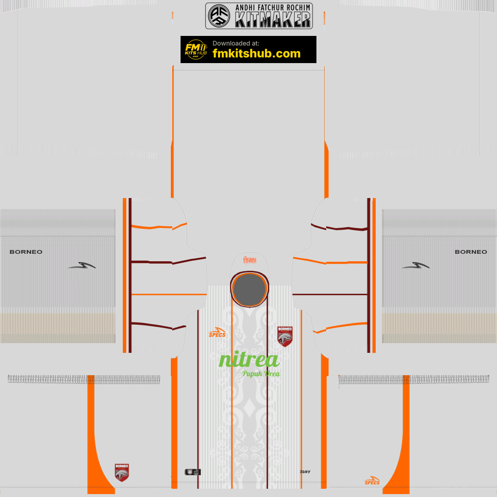 Pusamania Borneo Away 3D kit