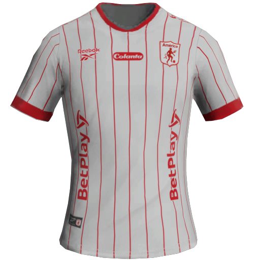 Divisa Trasferta 2D del América de Cali