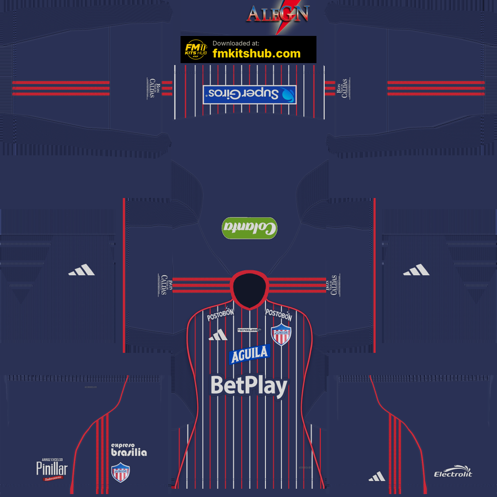 Junior FC Away 3D kit