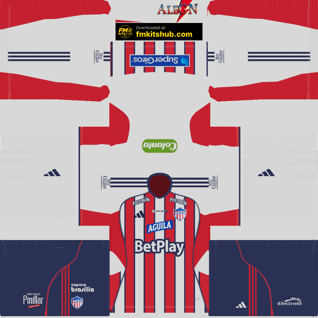 Junior FC Home 3D kit