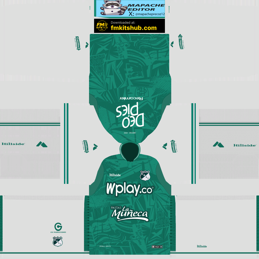 Deportivo Cali Home 3D kit