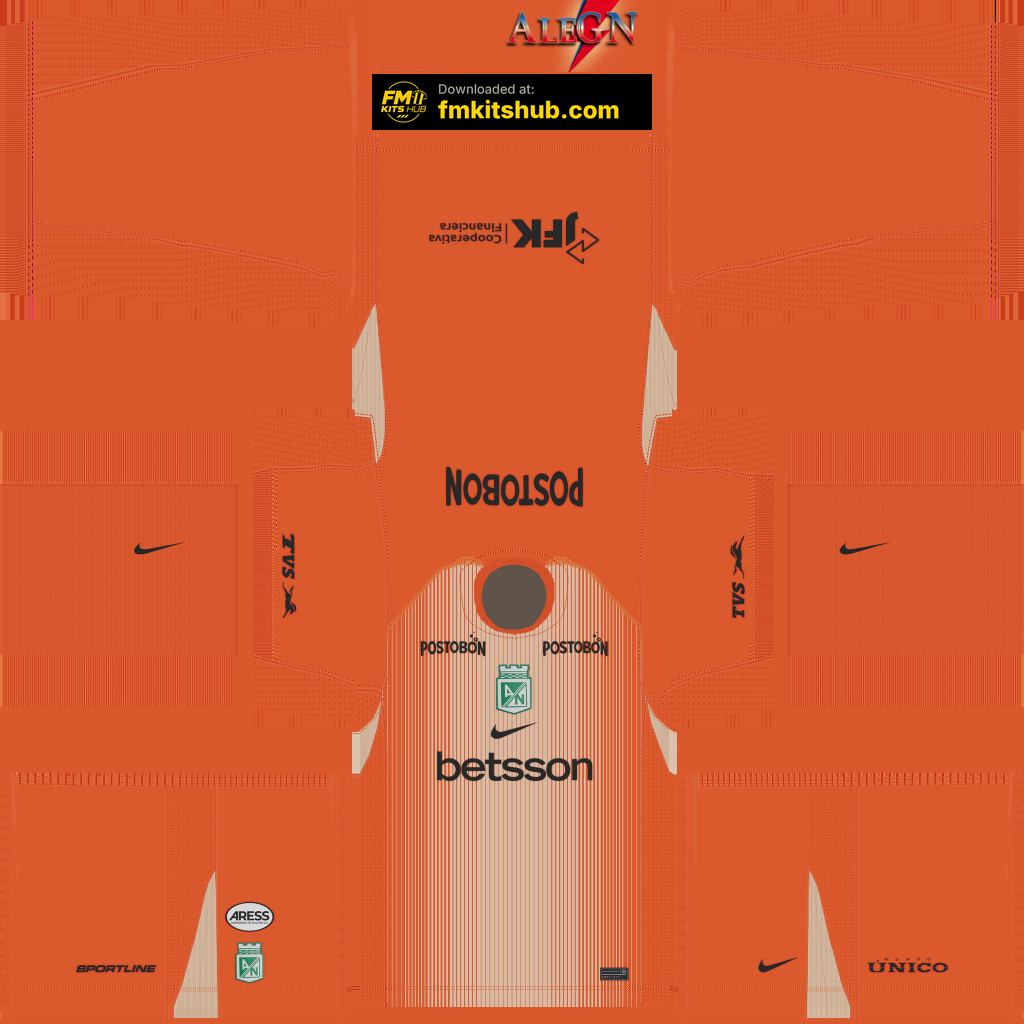 Atlético Nacional Away GK kit