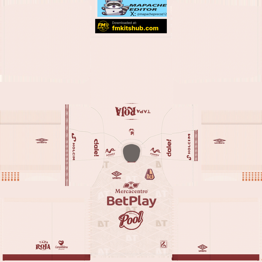 Deportes Tolima Away 3D kit