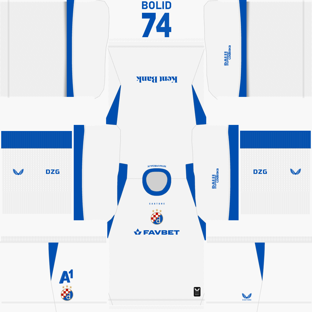 Dinamo Zagreb Away 3D kit