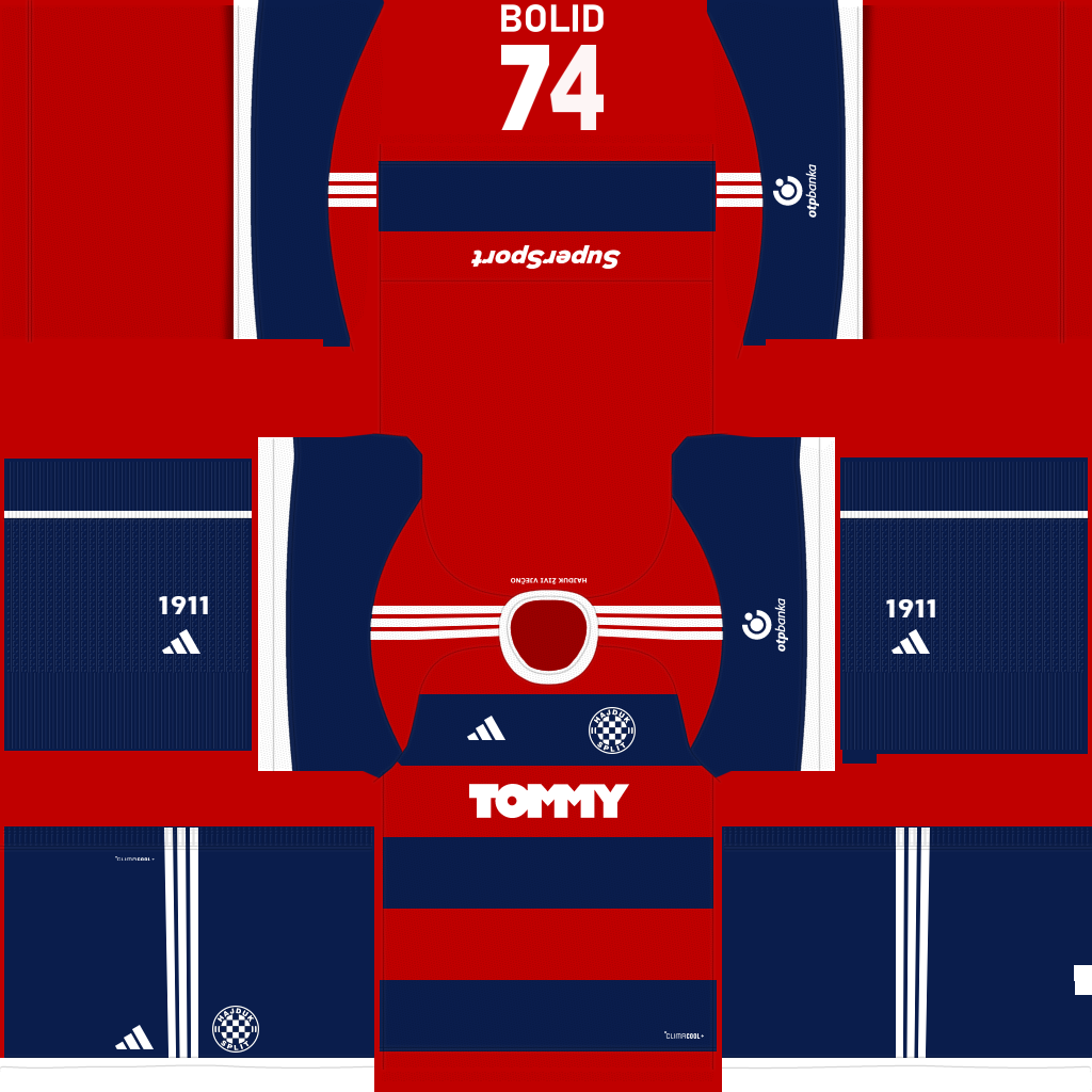 Hajduk Split Away 3D kit