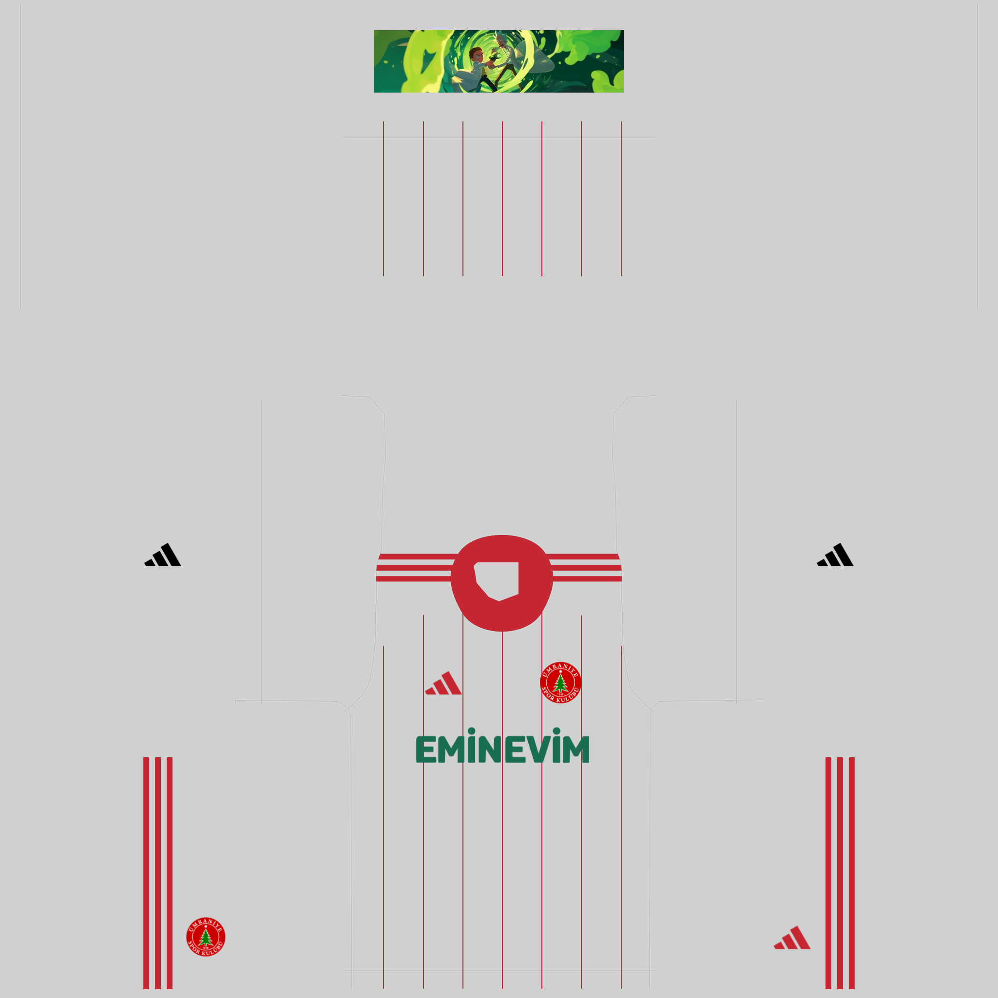 Equipación Visitante 3D del Ümraniyespor