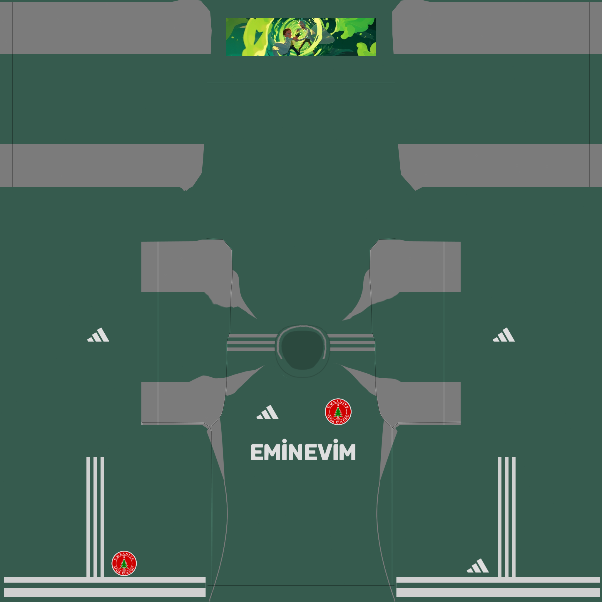 Equipación Tercera 3D del Ümraniyespor