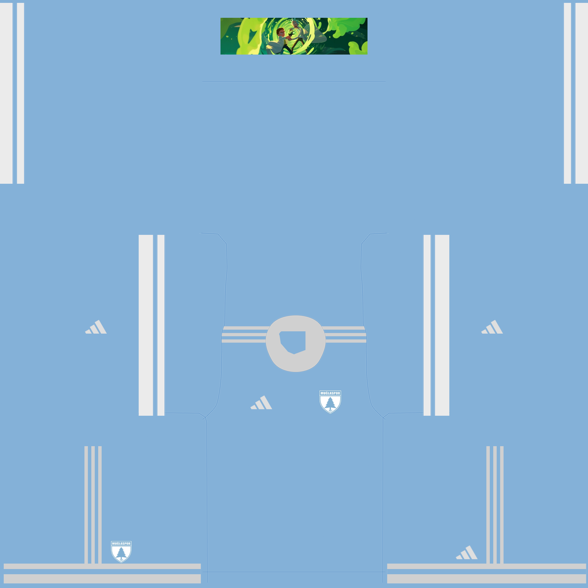 Equipación Tercera 3D del Muglaspor