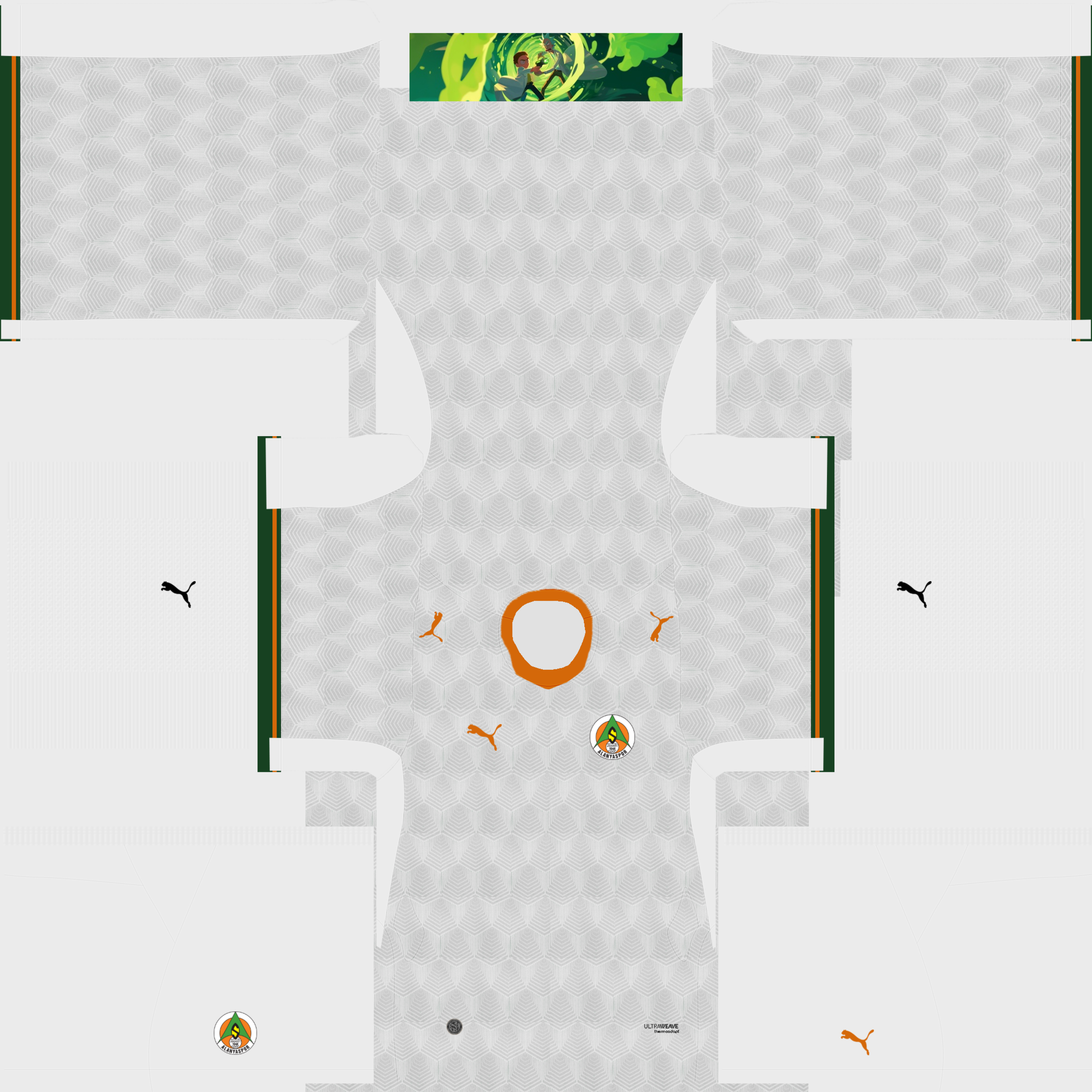 Equipación Tercera 3D del Alanyaspor