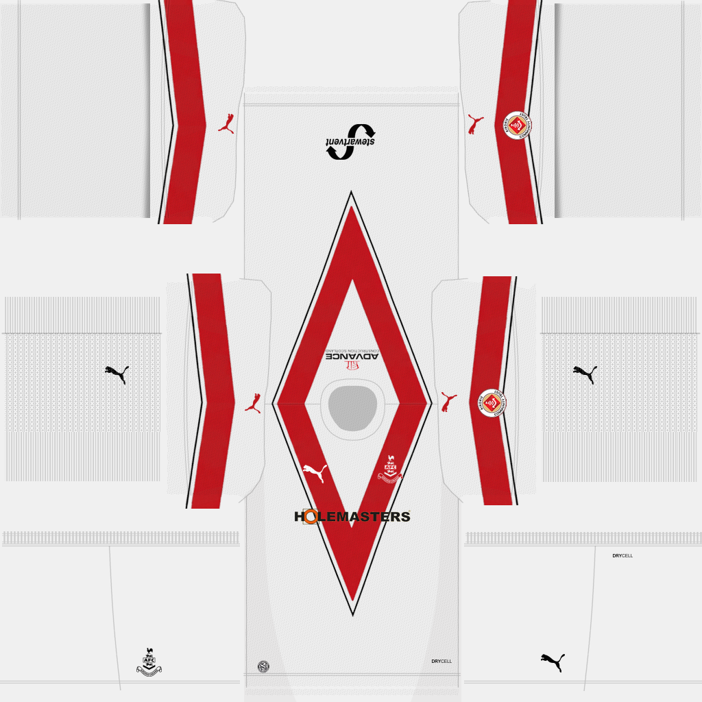Airdrieonians İç Saha 3D forması