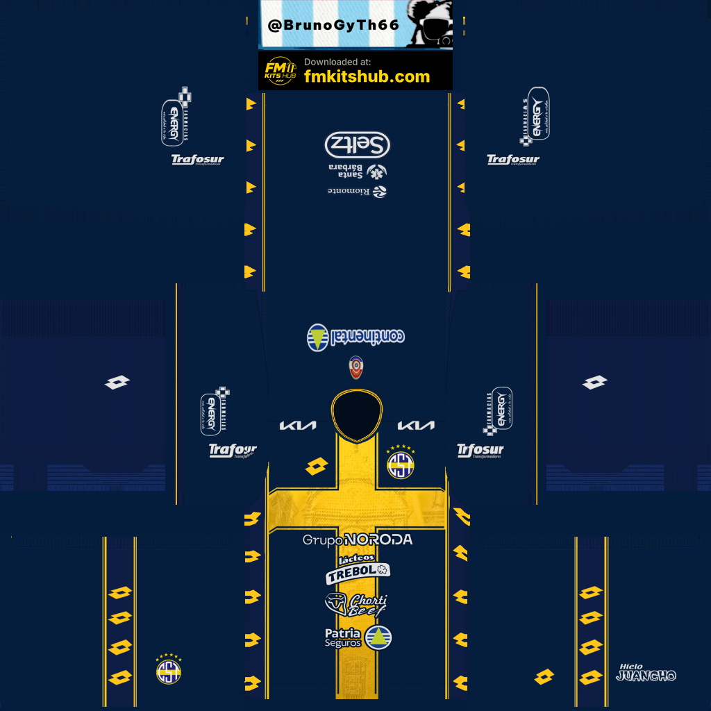 Sportivo Trinidense Home 3D kit