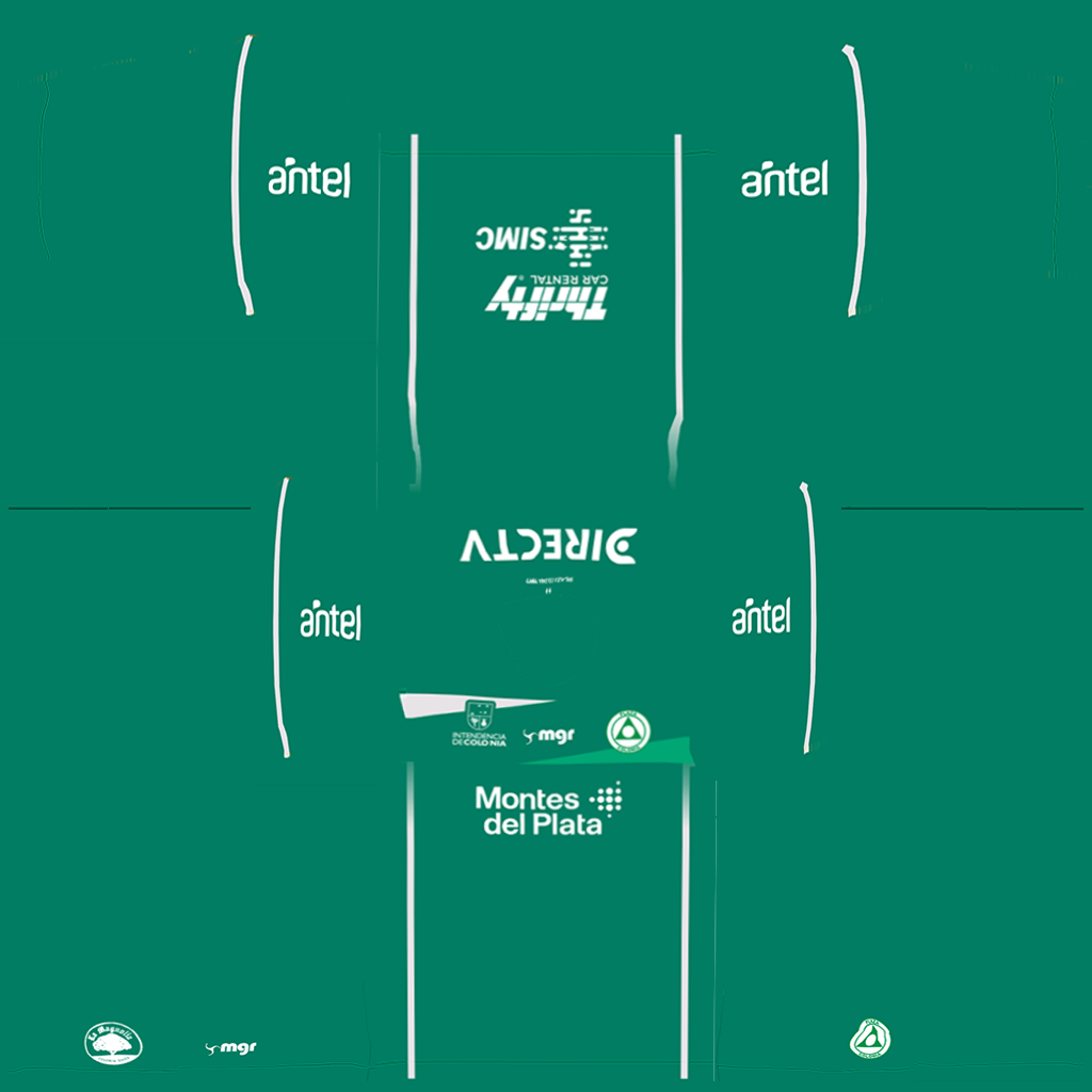 Uniforme Reserva 3D do Plaza Colonia