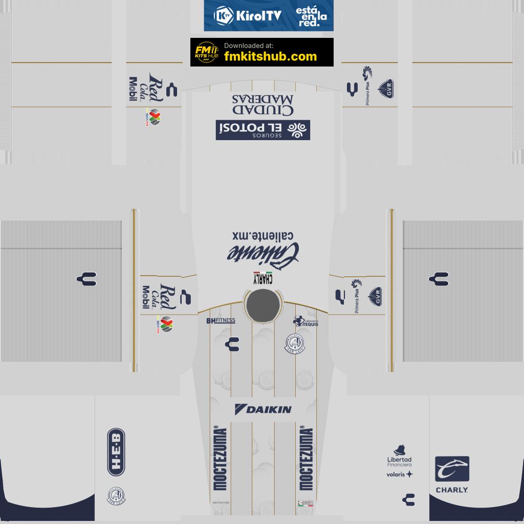 Divisa Trasferta 3D del Atlético San Luis