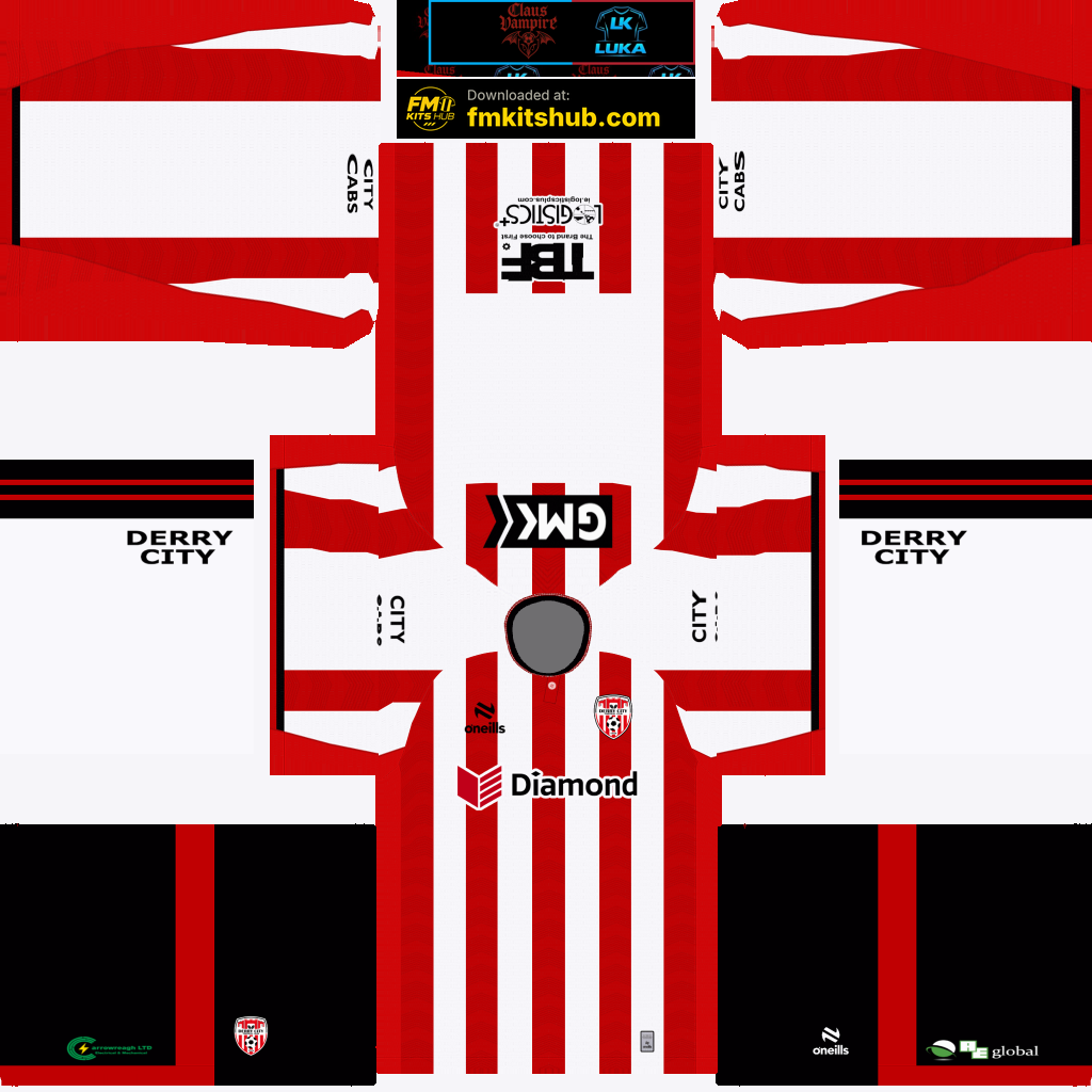 Equipación Local 3D del Derry City