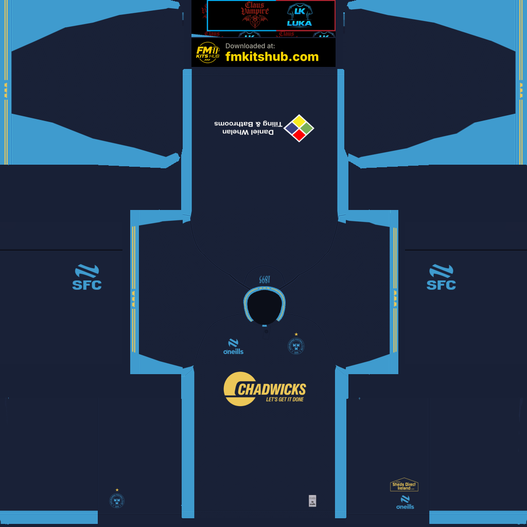 Shelbourne Away 3D kit