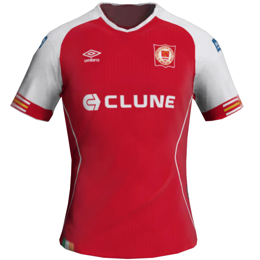 St Patrick's Athletic Home 2D kit