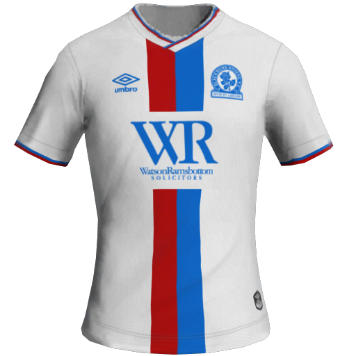 Equipación Visitante 2D del Blackburn