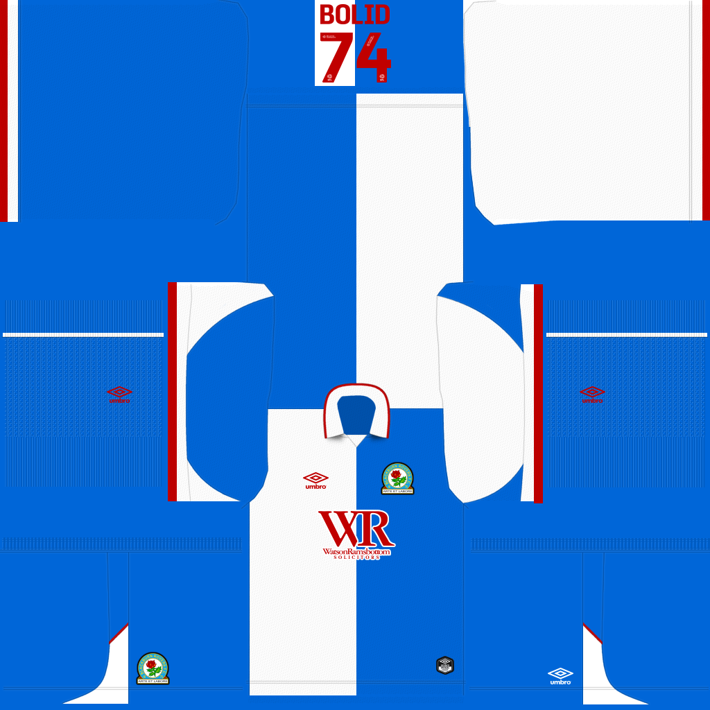 Equipación Local 3D del Blackburn