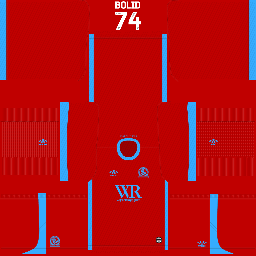 Equipación Tercera 3D del Blackburn