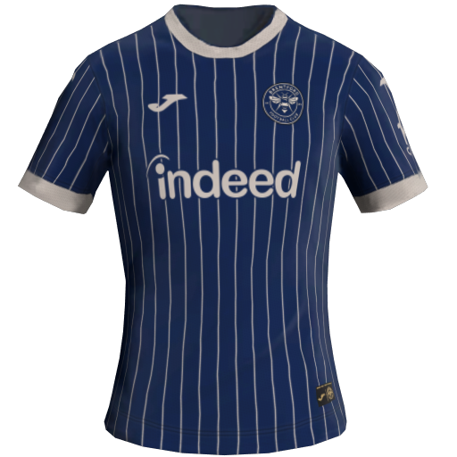 Brentford Away 2D kit