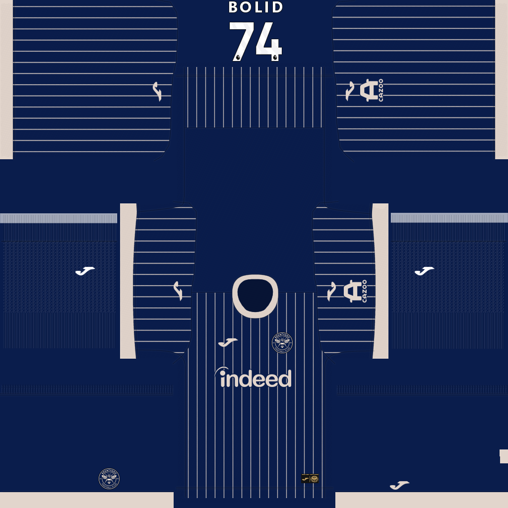Brentford Away 3D kit